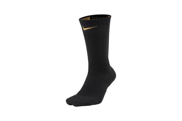 Nike best sale socks gold